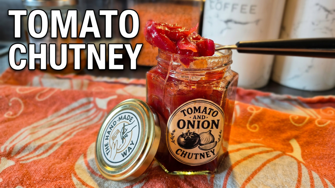 How to Make Tomato and Onion Chutney | Handmade UK Recipe